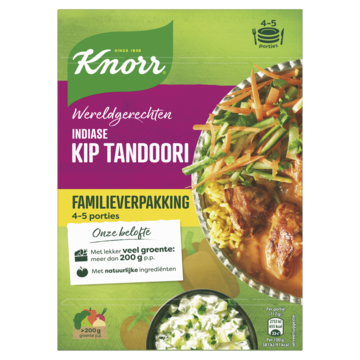 Knorr Wereldgerechten Maaltijdpakket Indiase Kip Tandoori XXL 4-5 Personen