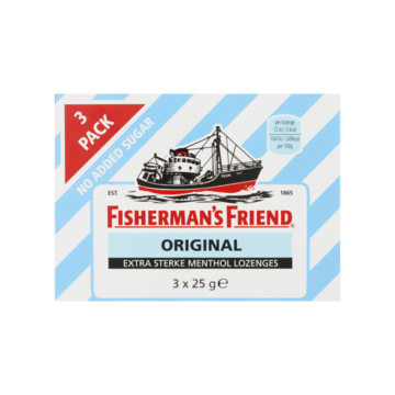 Fisherman's Friend No Added Sugar 3 Pack 3 x 25g