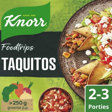 Knorr Wereldgerechten Foodtrips Taquitos 226g