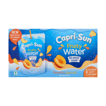 Capri-Sun Fruity Water Peach Apricot 200 ml 10-Pack