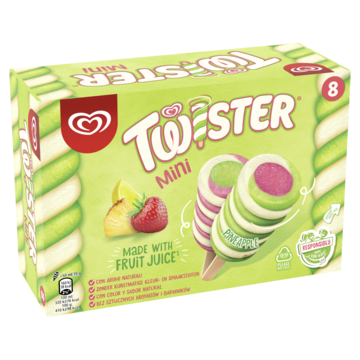 Heartbrand OLA Ijs Mini Twister 8 x 50ml