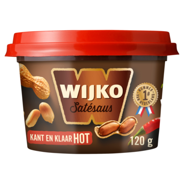 Wijko Satésaus Hot Kant en Klaar 120g