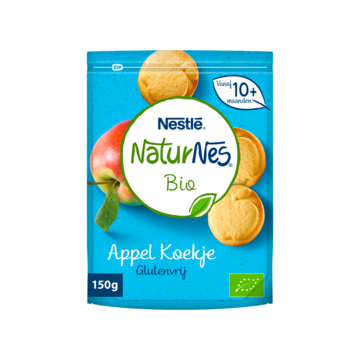 NaturNes® Bio Appel koekje 10+ baby koekjes biologisch