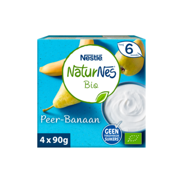 NaturNes® Bio Peer, Banaan 6+ baby toetje biologisch