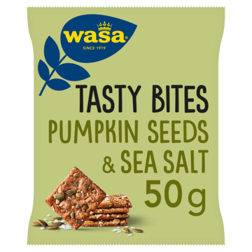 Wasa Tasty Bites Pumpkin Seeds & Sea Salt 50g