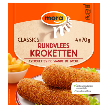 Mora Classics Rundvlees Kroketten 4 x 70g