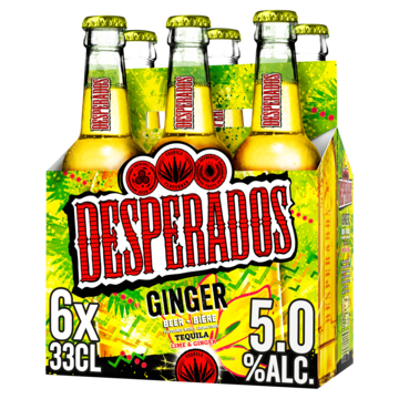 Desperados Ginger Bier Fles 6 x 33cl