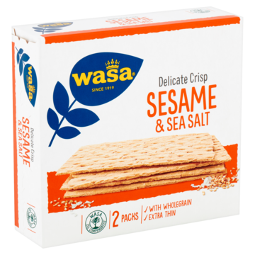 Wasa Delicate Crisp Sesame & Sea Salt 190g