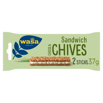 Wasa Sandwich Cheese & Chives 3 x 37g