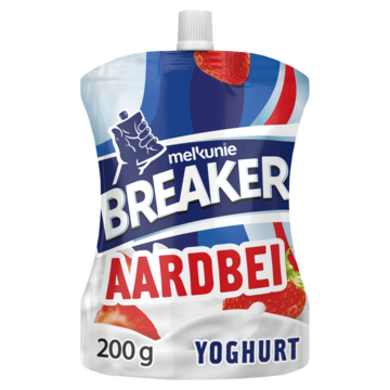 Melkunie Breaker Original Yoghurt Aardbei 200g
