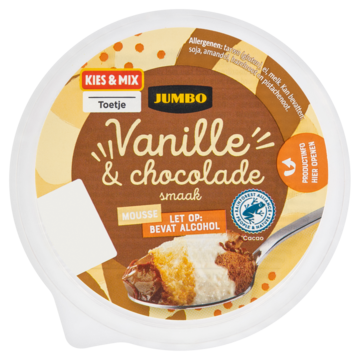 Vanille Chocolade Smaak Mousse 80g Aanbieding 65200 gram