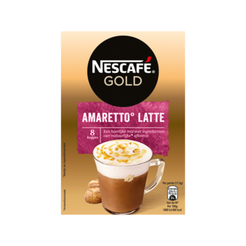 Nescafé Gold Amaretto Latte 8 Stuks