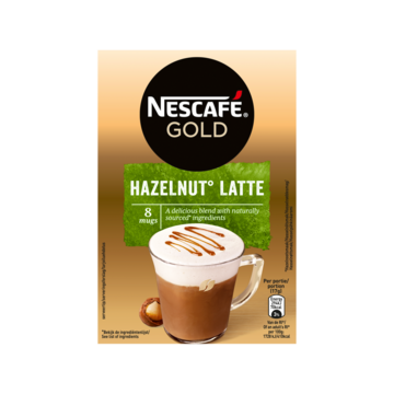 Nescafé Gold Hazelnoot Latte 8 Stuks