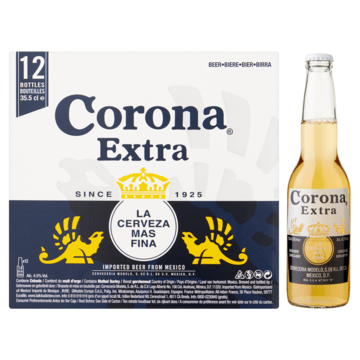 Corona Extra Mexicaans Pils Bier Flessen 12 x 355ml