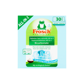Frosch Vaatwastabletten All-in-1 Bicarbonate 30 Tablets 600g