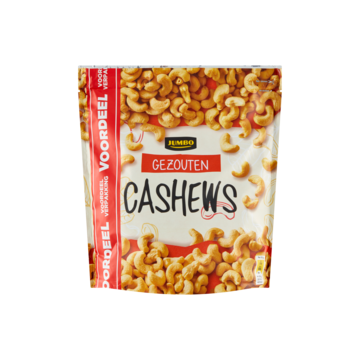 Jumbo Gezouten Cashews Voordeelverpakking 500g