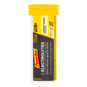 PowerBar 5 Electrolytes Zero Calorie Sports Drink Lemon Tonic Flavour 10 x 4,2g
