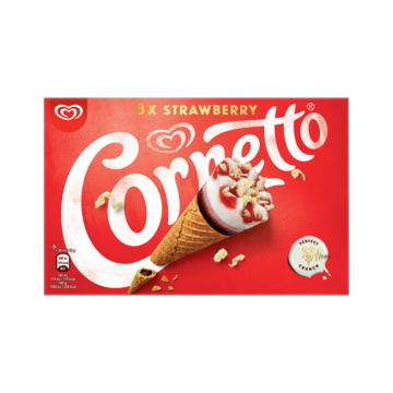 Cornetto Ola Ijs Aardbei 8 X 90 Ml Bij Jumbo cornetto kopen in de aanbieding
