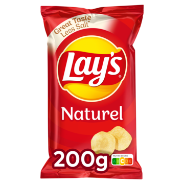 Layapos s Naturel Chips 200gr