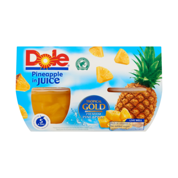 Dole Ananas in Sap 4 x 113g