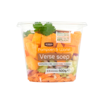 Jumbo Pompoen & Wortel Verse Pureersoep 500g