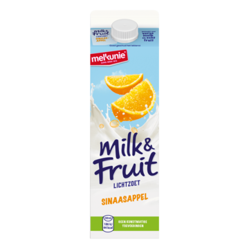 Melkunie Milk & Fruit Lichtzoet Sinaasappel 1L