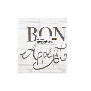Jumbo Servetten Bon Appetit Hout 20 Stuks