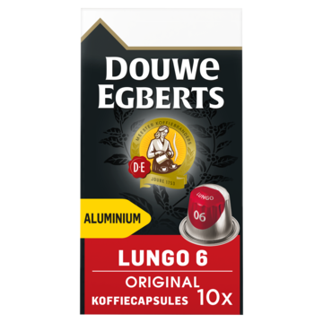Douwe Egberts Lungo Original Koffiecups 10 Stuks