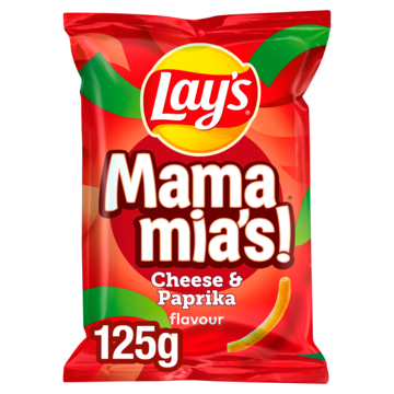 Lay's Mama Mia's Paprika Kaas Chips 125gr