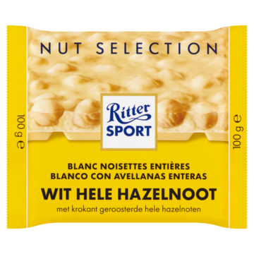 Ritter Sport Wit Hele Hazelnoot