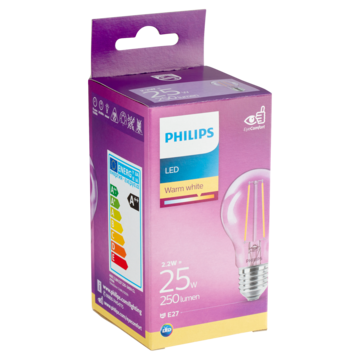 Philips Led Filament Bulb 25W E27 box