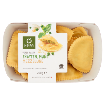 La Place Verse Pasta Mezzelune Erwten, Munt ca. 250g