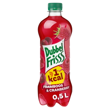 DubbelFrisss Framboos-Cranberry 1kcal 0, 5L