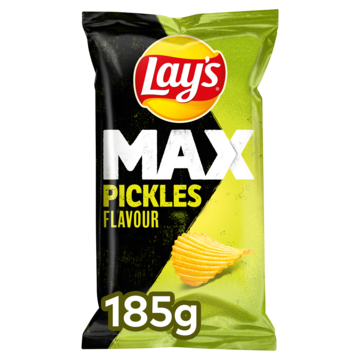 Lay's Max Ribbel Chips Pickles 185gr