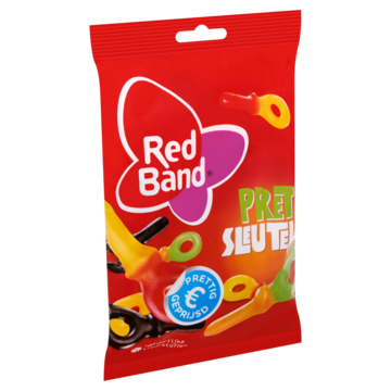 Red Band Pret Sleutels Snoep 180g