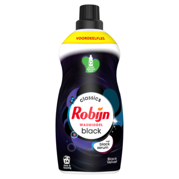 Robijn Klein & Krachtig Classics Vloeibaar Wasmiddel Black Velvet 34 Wasbeurten
