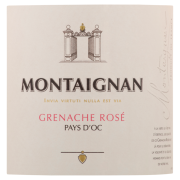 Montaignan - Grenache - Rosé - Pays d'Oc IGP - 750ML