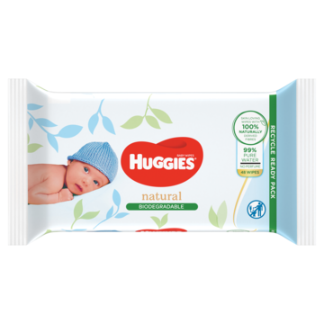Huggies Babydoekjes Natural Biodegradable