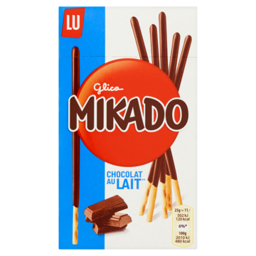LU Mikado chocolade koekjes Glico 75g