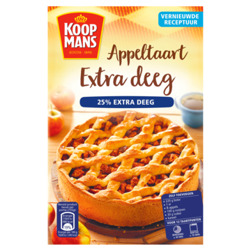 Koopmans Appeltaart Extra deeg mix 550g