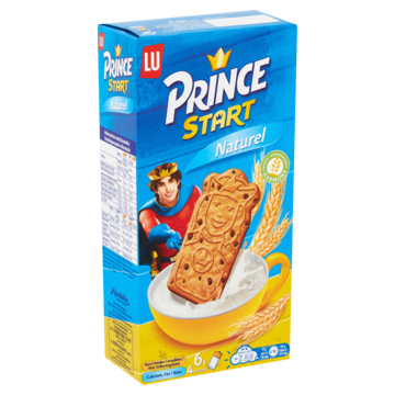 LU Prince Start koekjes Naturel 6 x 4 Biscuits 300g