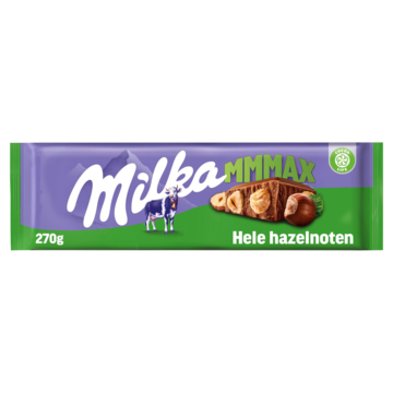 Milka Mmmax Chocolade Reep Hazelnoot 270g
