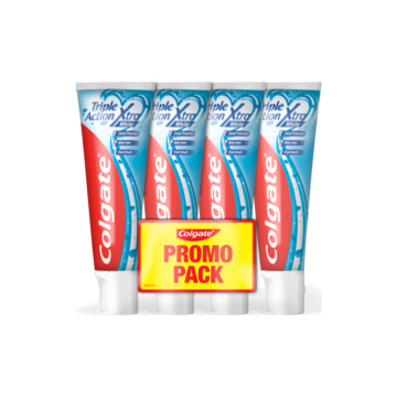 Colgate Triple Action Whitening Tandpasta Voordeelverpakking 4 x 75ml