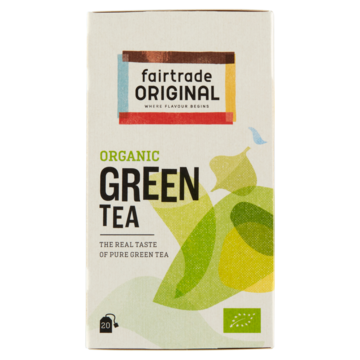 Fairtrade Original Organic Green Tea 20 x 2g