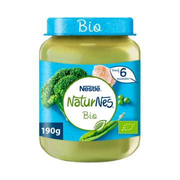 huren Nat Onzuiver NaturNes® Bio Broccoli, Doperwten, Kalkoen 6+ baby voeding biologisch  bestellen? - Baby, peuter — Jumbo Supermarkten