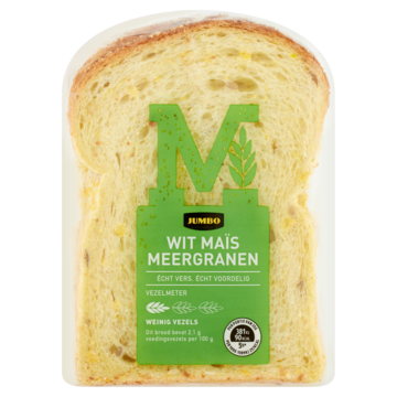 Jumbo - Wit Maïs Meergranen Brood - Half