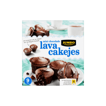Jumbo Mini Chocolade Lavacakejes 9 Stuks 180g