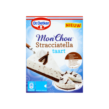 Mix MonChou Stracciatella Taart 405g bestellen? - — Jumbo Supermarkten