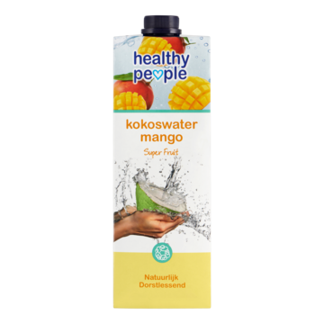 Healthy People Kokoswater Mango Superfruit 1 Liter