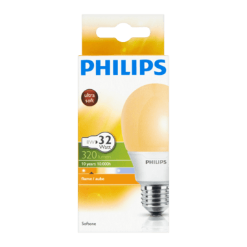 Philips Softone Ultra Soft Lamp Flame 8W E27 - Huishouden, dieren, servicebalie — Jumbo